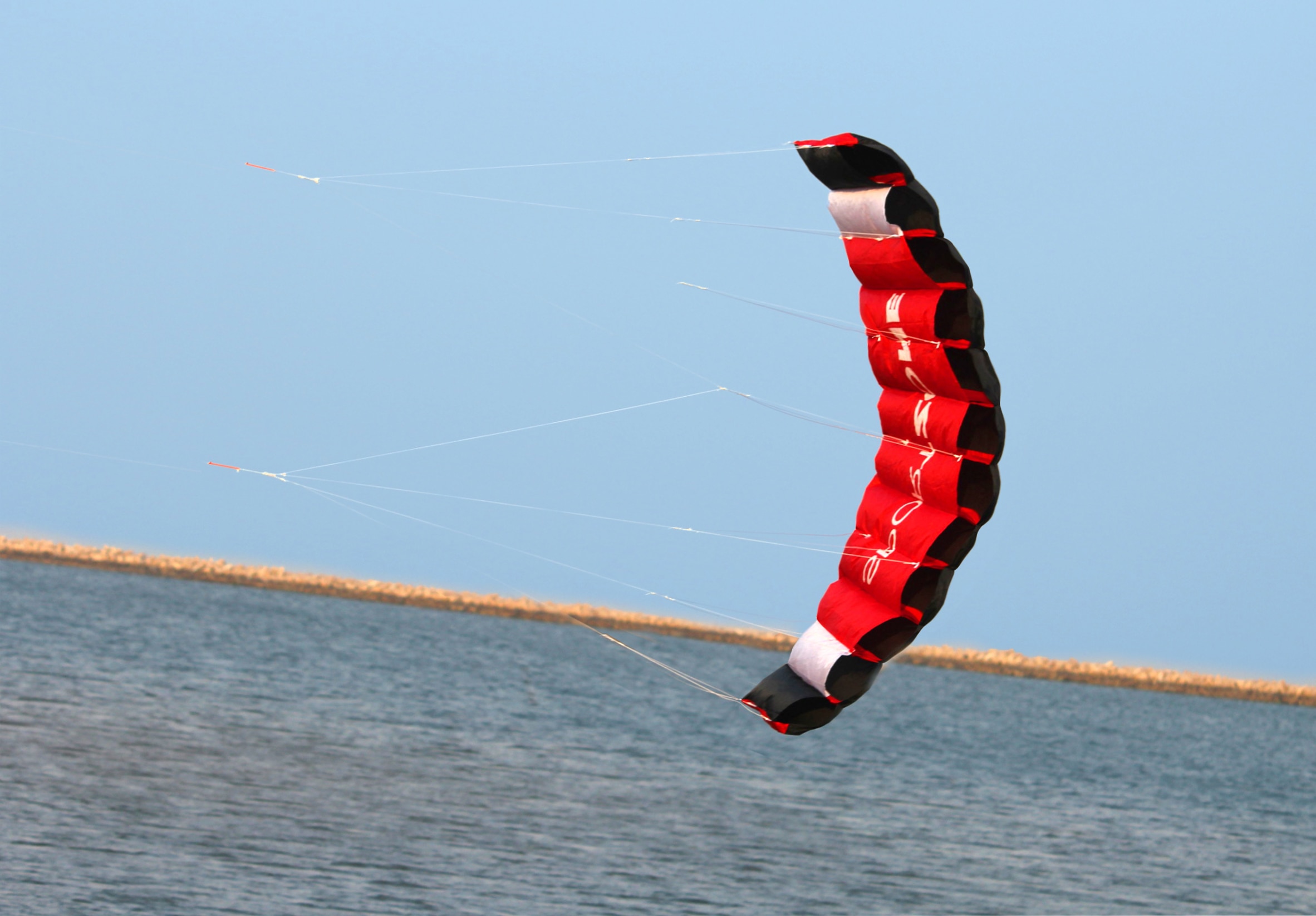 Kite Boarding 1.8m Dual Line Power Parafoil Kites - Perfect for Stunt Kite Enthusiasts