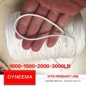 High-Strength Braided PE Kite Flying Line: 1000lb, 2000lb, 3000lb Options for Large Soft Inflatable Kites