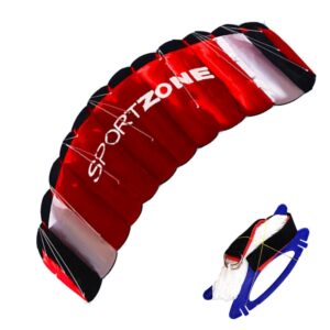Kite Boarding 1.8m Dual Line Power Parafoil Kites - Perfect for Stunt Kite Enthusiasts
