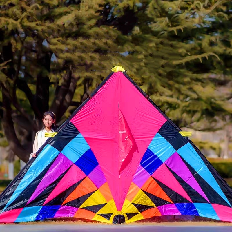 Unique Kites Large Flying Delta Kites for Adults - Made with Durable Nylon Fabric, Featuring Sanke Kites and Acrobatic Kite Winde