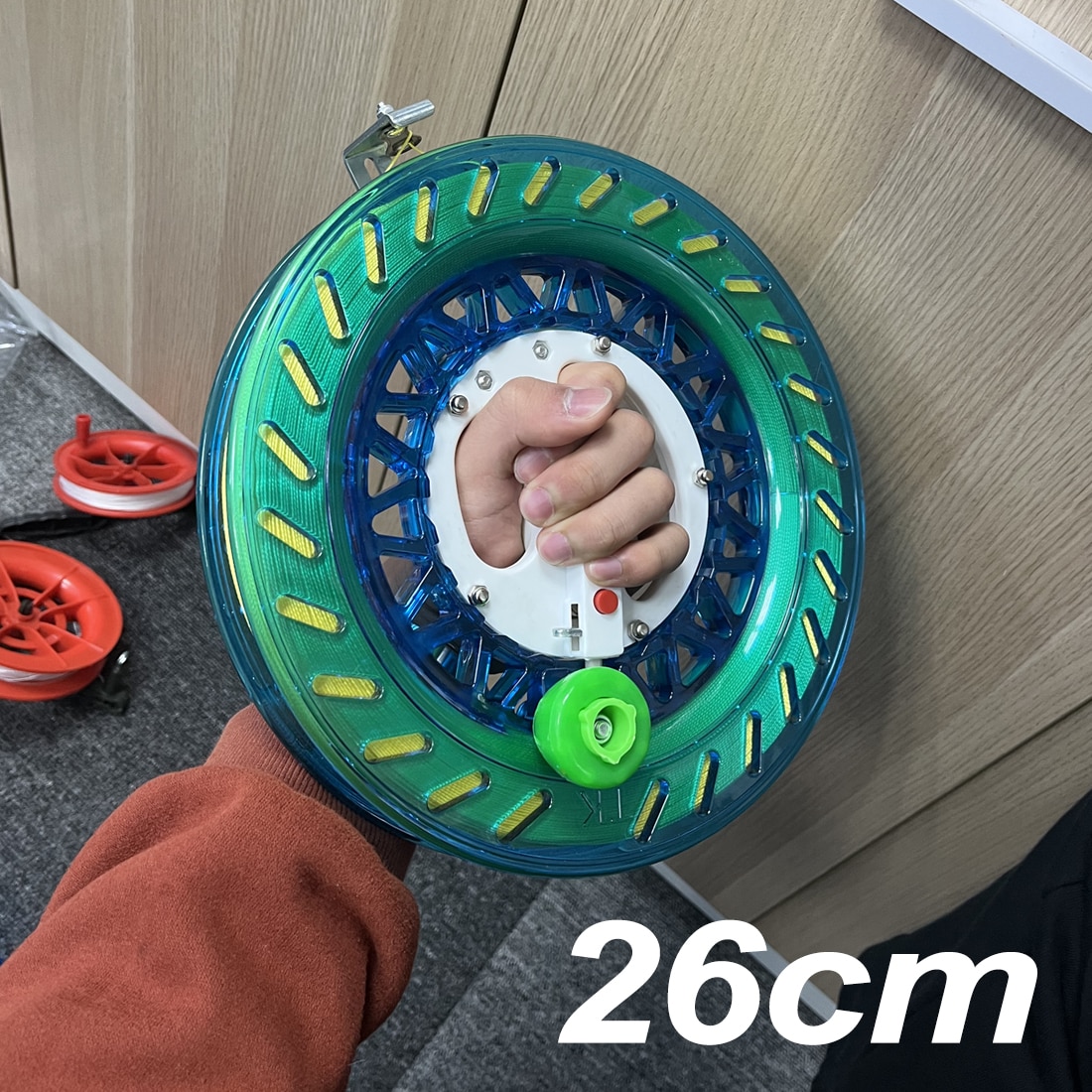 Kite Reel & Line Durable 15cm~26cm Kite Wheel with Ball Bearings for Children and Adults