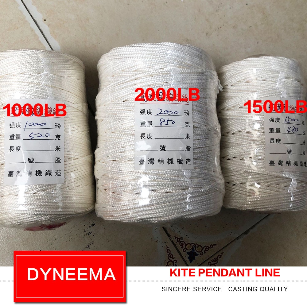 High-Strength Braided PE Kite Flying Line: 1000lb, 2000lb, 3000lb Options for Large Soft Inflatable Kites