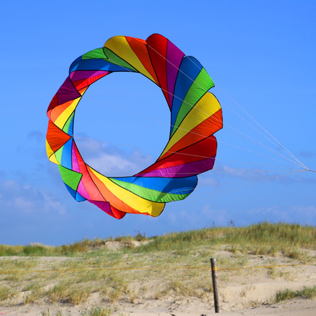 2m Snake Spinning Windsock Line Laundry Inflatable Show Kite for Kite Festival, Crafted from High-Quality 30D Ripstop Nylon, Complete with Bag