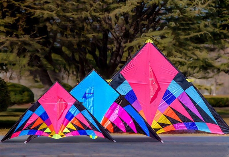 Unique Kites Large Flying Delta Kites for Adults - Made with Durable Nylon Fabric, Featuring Sanke Kites and Acrobatic Kite Winde