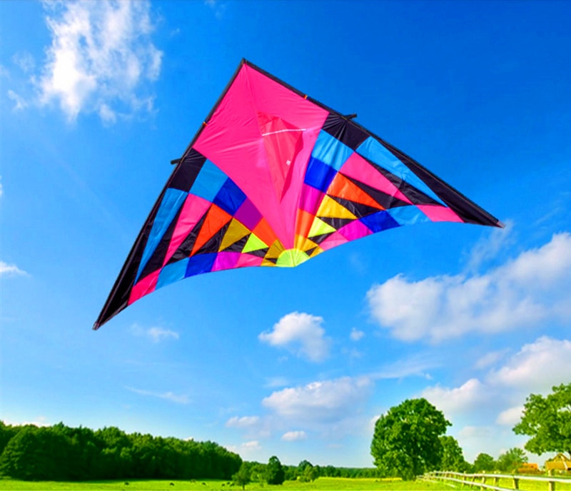 Unique Kites Large Flying Delta Kites for Adults - Made with Durable Nylon Fabric, Featuring Sanke Kites and Acrobatic Kite Winde
