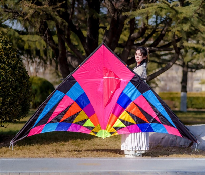 Unique Kites Large Flying Delta Kites for Adults - Made with Durable Nylon Fabric, Featuring Sanke Kites and Acrobatic Kite Winde