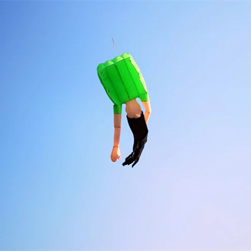 3D Tear-Proof Inflatable Kite - Perfect Outdoor Flying Tool for Children - Upper Body Athlete Design - Single Line - Ideal Kites for Adults