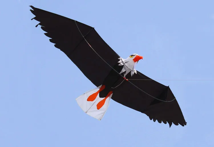 High-Quality 3D Eagle Kite - 2m Outdoor Fun Sports Kite with Handle and 30m Line for Easy Control and Good Flying Experience