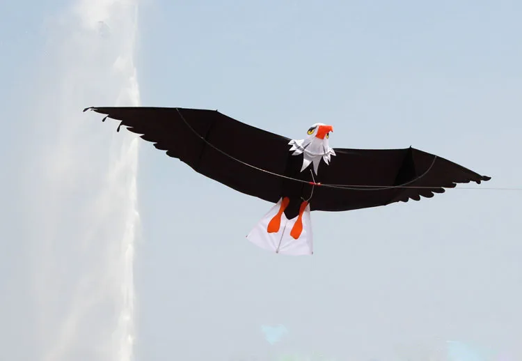 High-Quality 3D Eagle Kite - 2m Outdoor Fun Sports Kite with Handle and 30m Line for Easy Control and Good Flying Experience