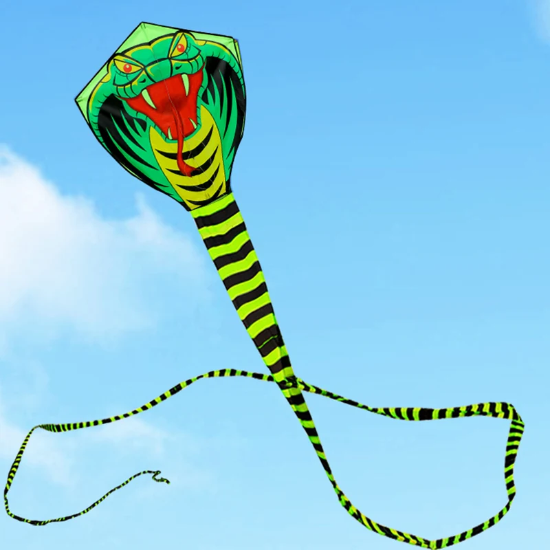 Outdoor Toys for Adults - Cobra Snake Kite with Flying Line - Bird Kites, Eagle Kite, Animal Wei Kite