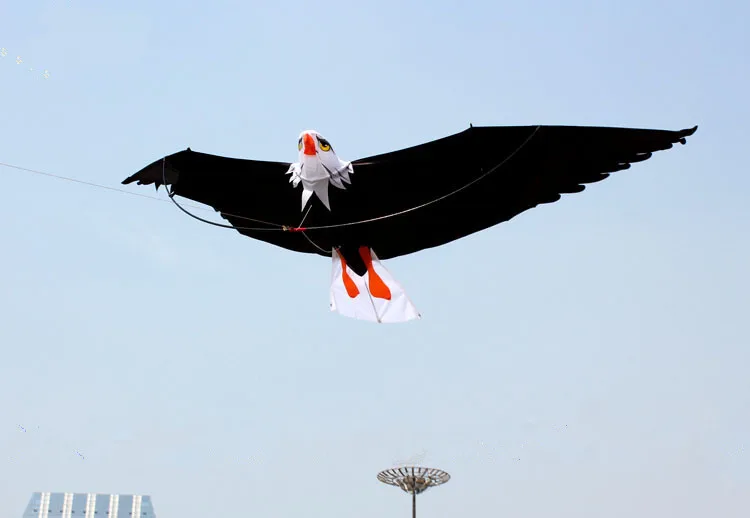 High-Quality 3D Eagle Kite - 2m Outdoor Fun Sports Kite with Handle and 30m Line for Easy Control and Good Flying Experience