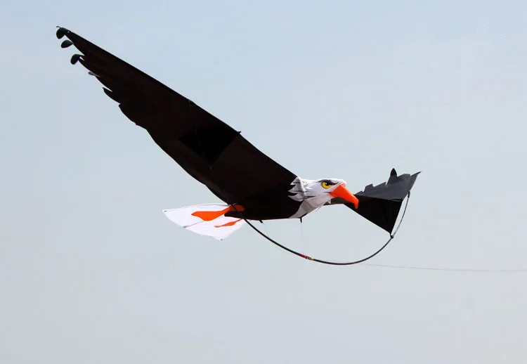 High-Quality 3D Eagle Kite - 2m Outdoor Fun Sports Kite with Handle and 30m Line for Easy Control and Good Flying Experience