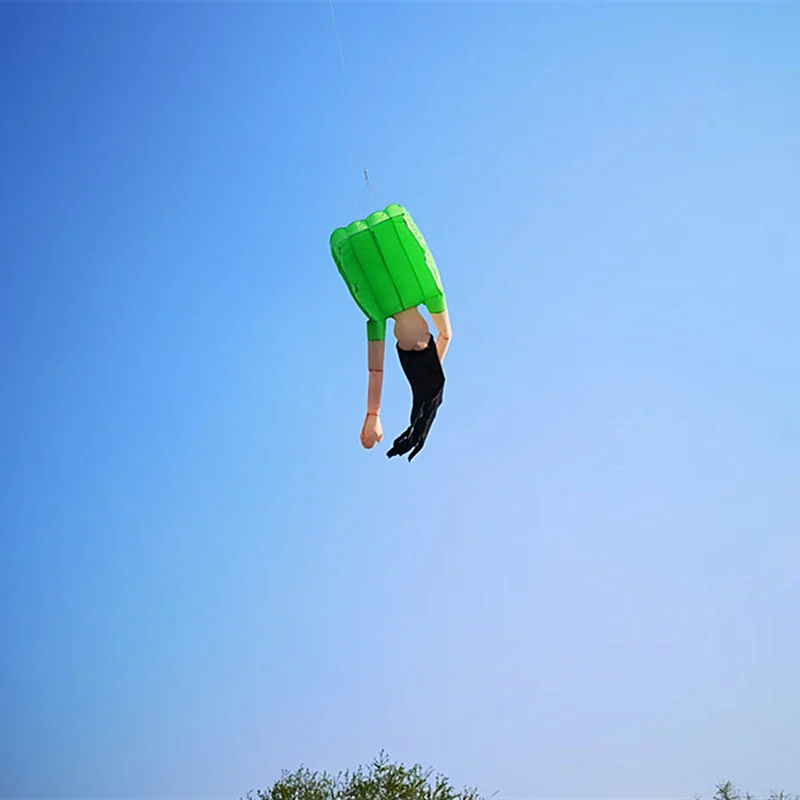 3D Tear-Proof Inflatable Kite - Perfect Outdoor Flying Tool for Children - Upper Body Athlete Design - Single Line - Ideal Kites for Adults