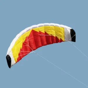 Easy-to-Fly 2m Dual Line Parafoil Parachute Kite for Beach Fun - Includes Kite Handle and String - Sports Beach Kite