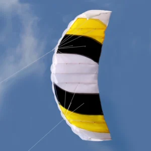 1.4m Dual Line Stunt Parafoil Parachute Beach Kite - Perfect Outdoor Fun Sports Power for Beginners