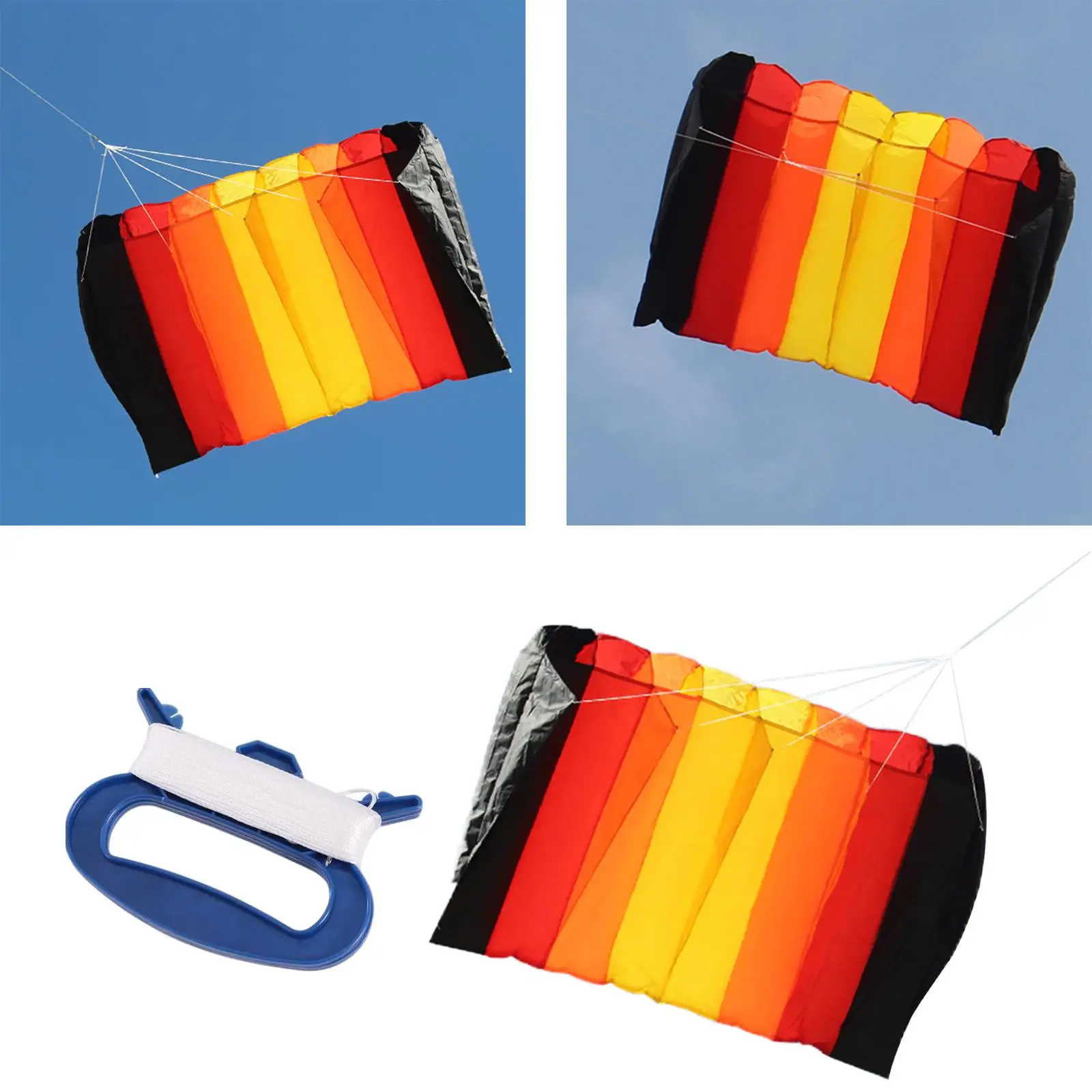 Large Rainbow Kite for Kids and Adults Outdoor Games Activities Backyard Outdoor Games Activities Backyard - Large Rainbow Kite for Kids and Adults