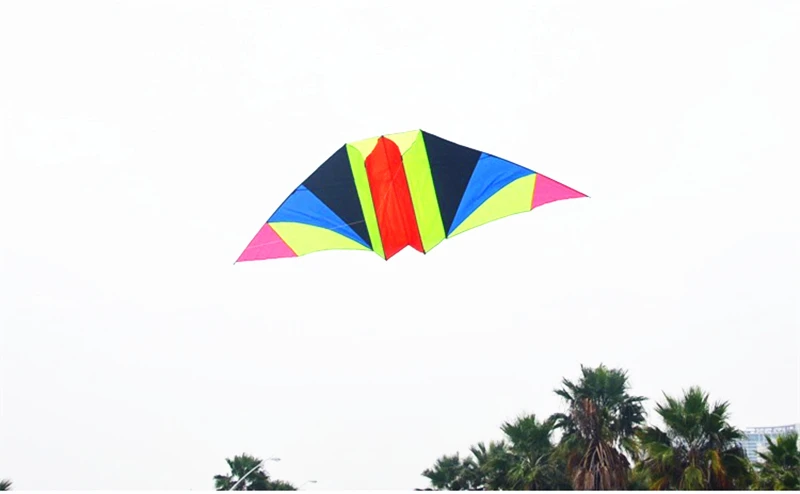 Outdoor Fun with Large Glider Kite - Beach Kites for Children - Nylon Kite with String, Line, and Reel Included - Soar to New Heights with Exciting Beach Kite Adventure