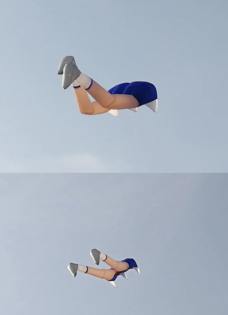 High-End 3D Skeletonless Long-Leg Soft Kite - Large Funny Creative Strange Kite for Outdoor Flying - Perfect for Adults and Parent-Child Fun
