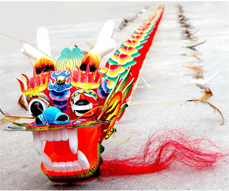 Kite Set for Adults - Traditional Chinese Dragon Kite with Flying Handle Line - Premium Outdoor Game Toys for Enthusiasts