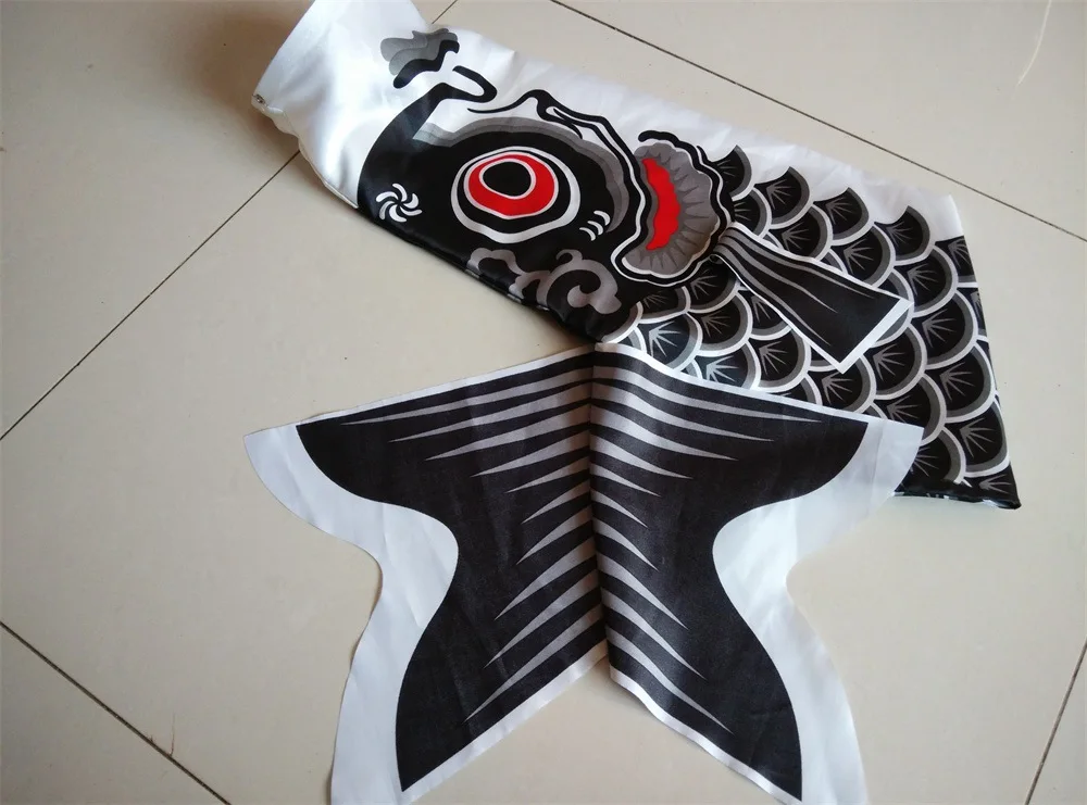 Colorful Fish Flag Hanging Outdoor Toy - Koi Nobori Carp Wind Socks, 40/70/100CM Fish Kite for Kids - Koinobori Inspired Fun