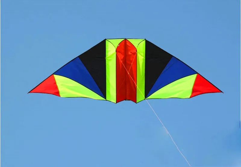 Outdoor Fun with Large Glider Kite - Beach Kites for Children - Nylon Kite with String, Line, and Reel Included - Soar to New Heights with Exciting Beach Kite Adventure