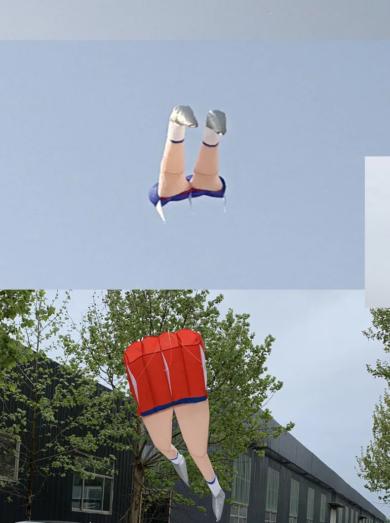 High-End 3D Skeletonless Long-Leg Soft Kite - Large Funny Creative Strange Kite for Outdoor Flying - Perfect for Adults and Parent-Child Fun