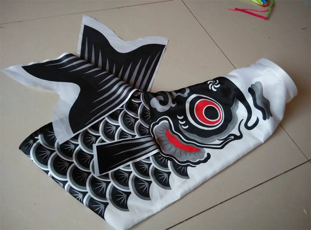 Colorful Fish Flag Hanging Outdoor Toy - Koi Nobori Carp Wind Socks, 40/70/100CM Fish Kite for Kids - Koinobori Inspired Fun