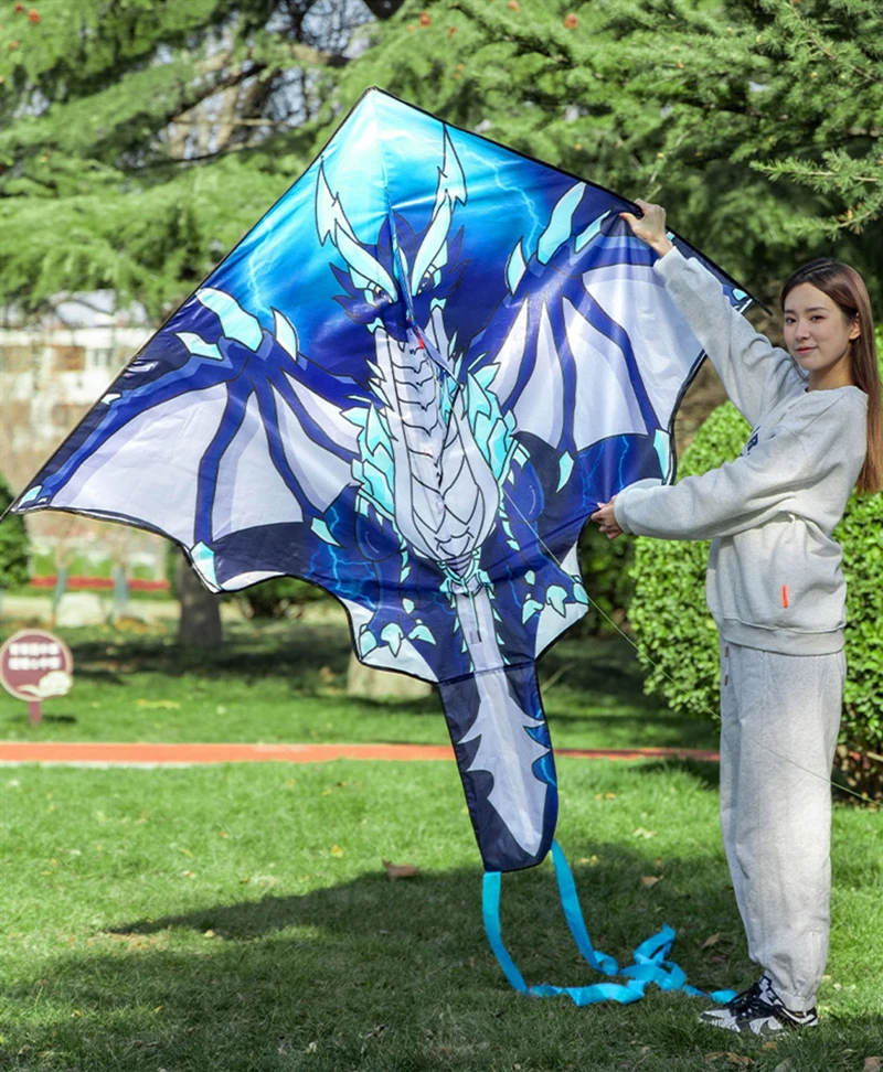 Outdoor Toys for Kids - Dragon Kites Flying Set - Fun and Colorful Children's Kites