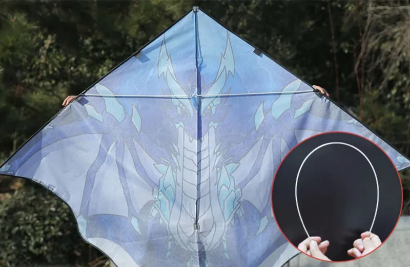 Outdoor Toys for Kids - Dragon Kites Flying Set - Fun and Colorful Children's Kites