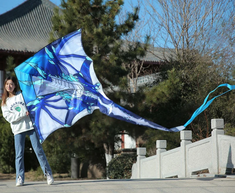 Outdoor Toys for Kids - Dragon Kites Flying Set - Fun and Colorful Children's Kites