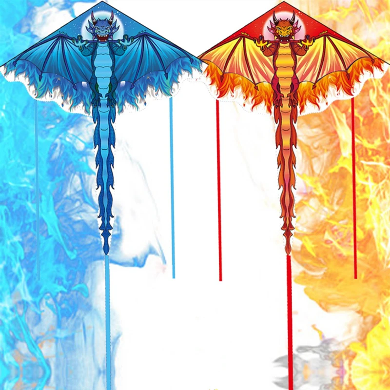 Outdoor Toys for Kids - Dragon Kites Flying Set - Fun and Colorful Children's Kites