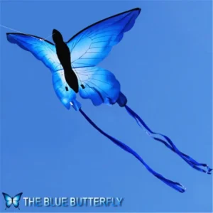 Beautiful Blue Butterfly Kite - Kids Toy for Summer Sports - Includes 30m Line - Exciting Outdoor Activit