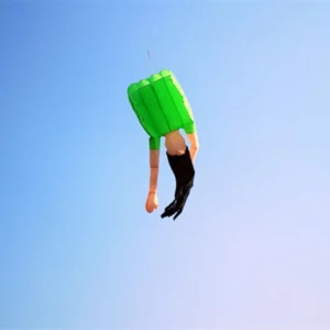 3D Tear-Proof Inflatable Kite - Perfect Outdoor Flying Tool for Children - Upper Body Athlete Design - Single Line - Ideal Kites for Adults