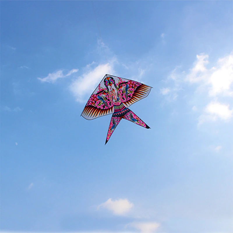 Large Swallow Kite - Traditional Nylon Ripstop Flying Toy with Wheel for Kids swallow kites