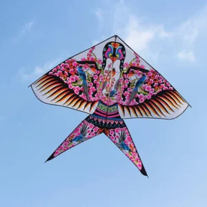 Large Swallow Kite - Traditional Nylon Ripstop Flying Toy with Wheel for Kids