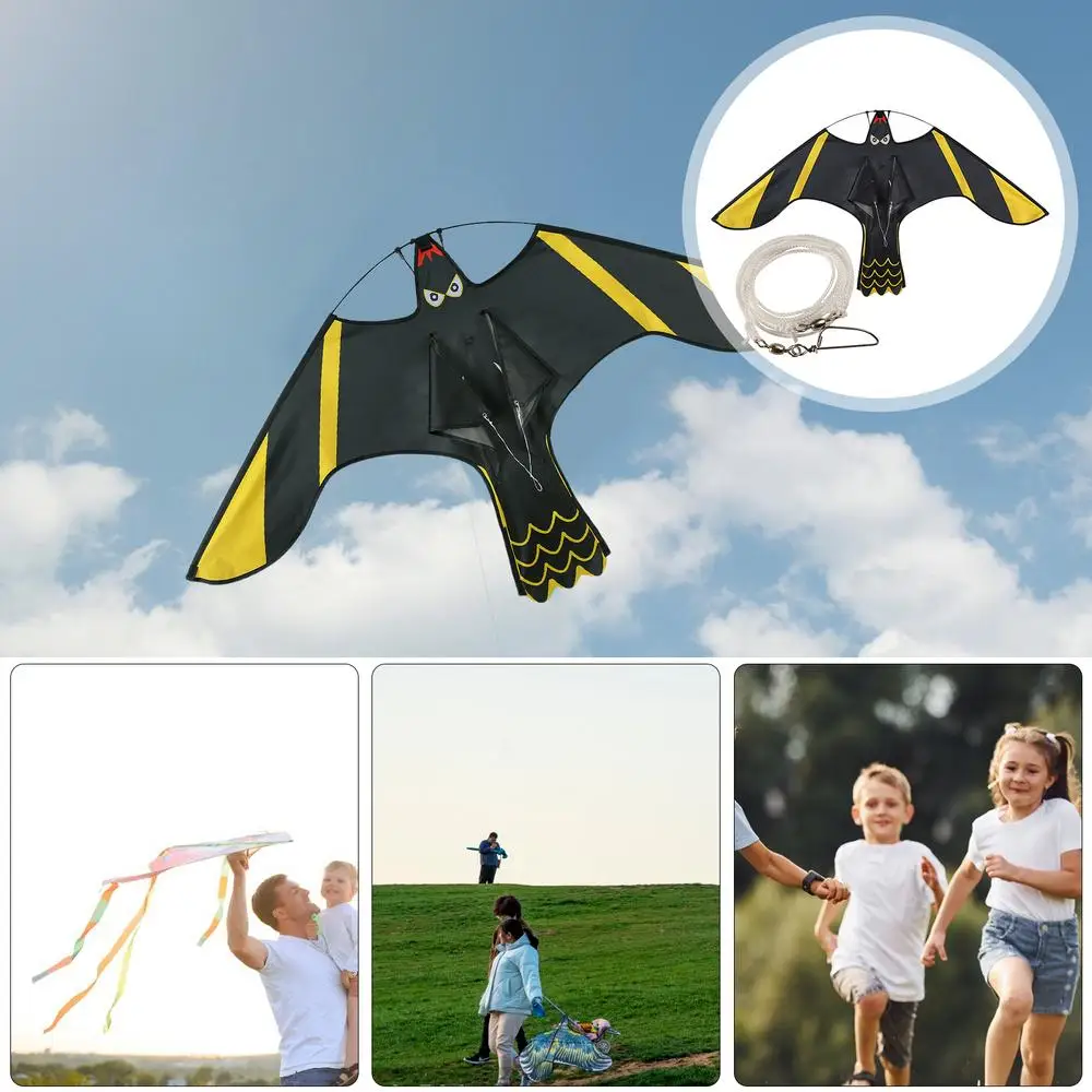 Large Realistic Hawk Bird Repeller Kite – Anti-Bird Flying Scarecrow for Farm and Garden swallow kites bird kite
