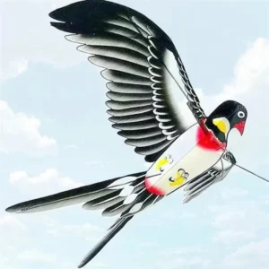 Mini Pole Swallow Kites for Adults - Dynamic Windsurfing Kites with Fishing Rod Line