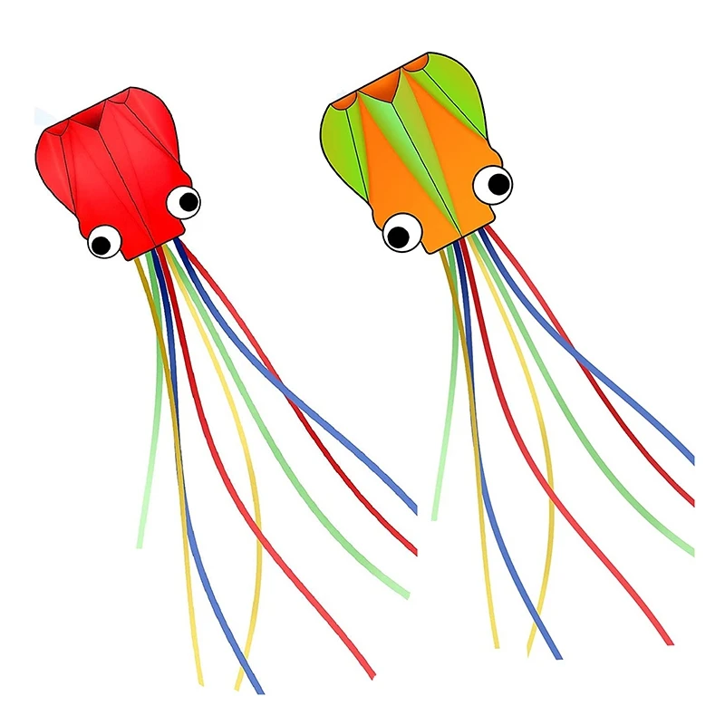 2-Pack Giant Octopus Kites with 157-Inch Long Tails – Perfect Toy for Kids and Adults octopus kites
