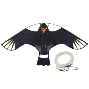 Large Realistic Hawk Bird Repeller Kite – Anti-Bird Flying Scarecrow for Farm and Garden