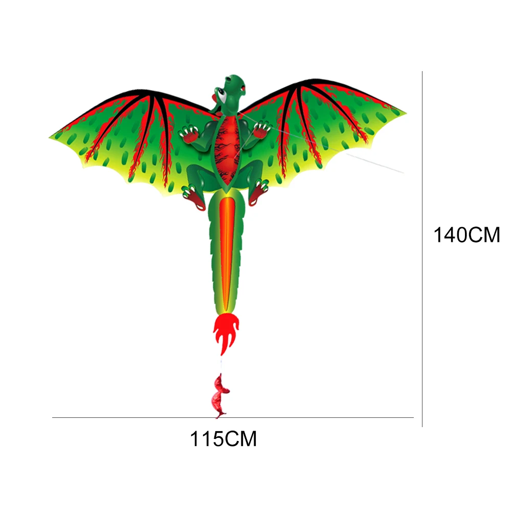 3D Creative Dinosaur Kite with Long Tail - Fun Outdoor Toy for Kids and Lawn Sports dinosaur kite