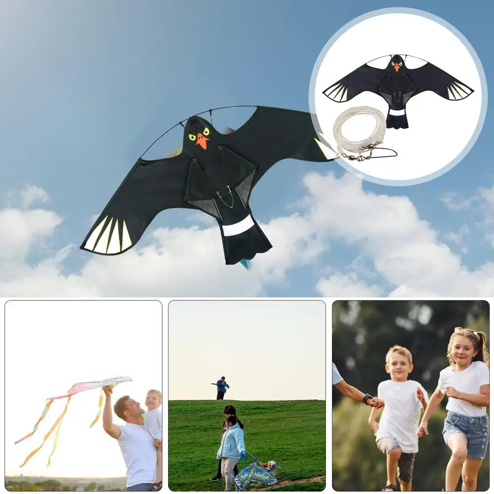 Large Realistic Hawk Bird Repeller Kite – Anti-Bird Flying Scarecrow for Farm and Garden swallow kites bird kite